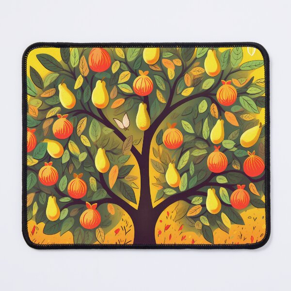 Item preview, Fruit tree in a quirky bohemian style designed and sold by randrdesign.