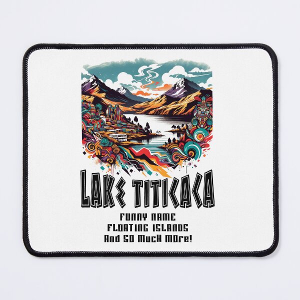 Item preview, Funny Lake Titicaca Hand Drawn Peru / Bolivia Artistic Graphic designed and sold by SambaStyles.