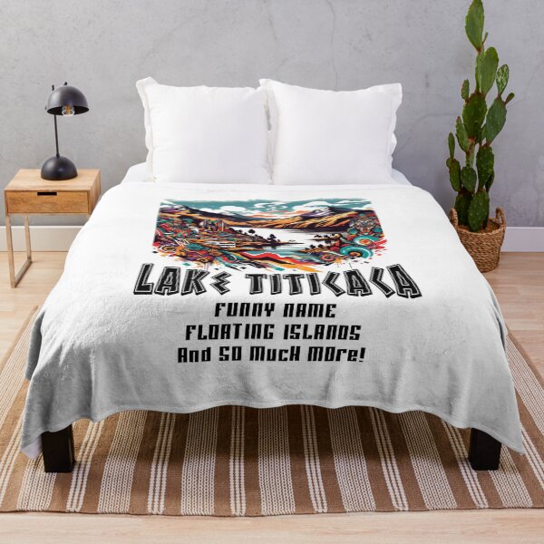 Item preview, Funny Lake Titicaca Hand Drawn Peru / Bolivia Artistic Graphic designed and sold by SambaStyles.
