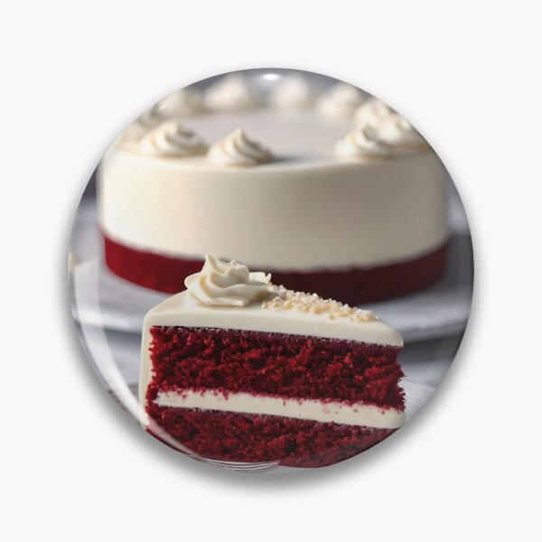 Item preview, Red Velvet Cake And Slice designed and sold by JoyPhotoArt.