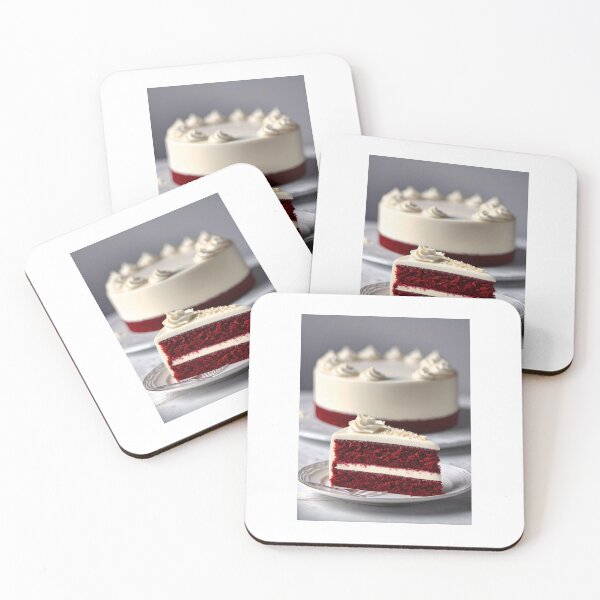 Item preview, Red Velvet Cake And Slice designed and sold by JoyPhotoArt.