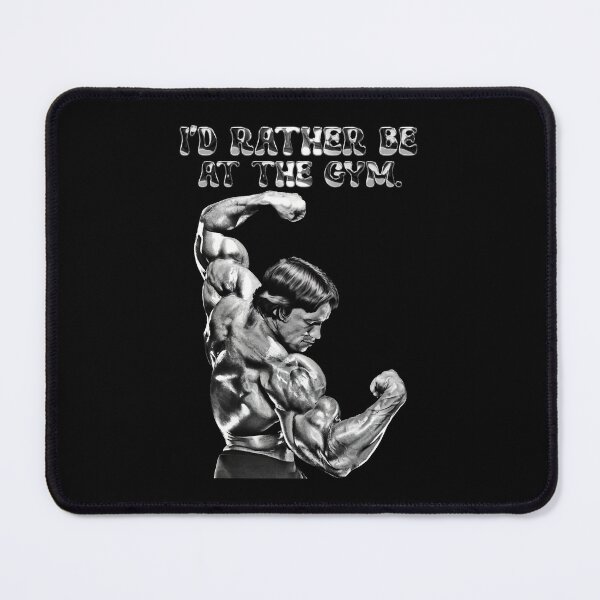 Item preview, I'd rather be at the gym. Arnold Schwarzenegger Fan art. designed and sold by HuzaifaNaveedh.