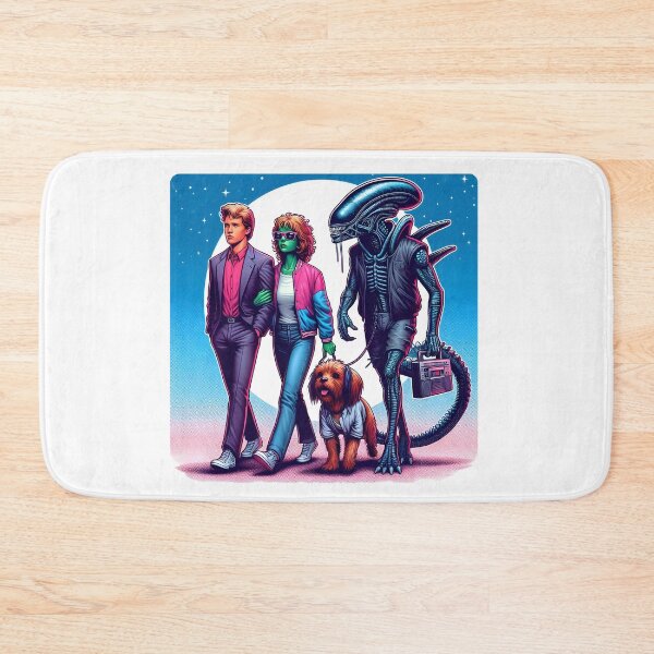 Item preview, Weekend Vibes 3001| Retro Futuristic Space Dog Walk designed and sold by Class-Of-3001.