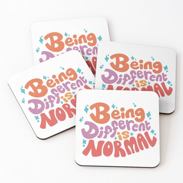 Item preview, Being Different is Normal designed and sold by MommaZenDesigns.