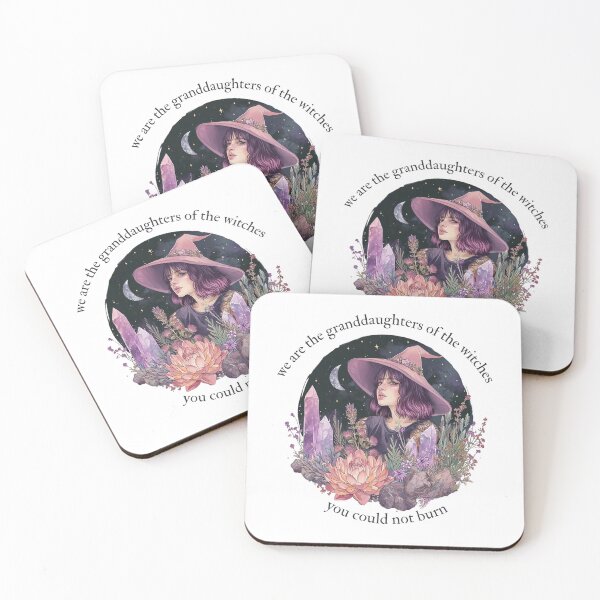 Item preview, We are the granddaughters of the witches you couldn't burn. I witch, moon, crystals, flora, fauna, fantasy, spirituality, esotericism designed and sold by VisionaryVortx.