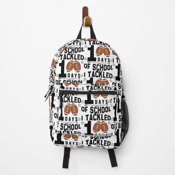 Item preview, I Tackled 100 Days Of School, Funny 100 days of school for teachers & student & Rugby lovers designed and sold by ArtByKatti.