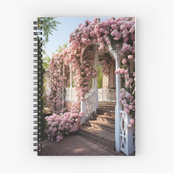 Item preview, Rose Bush Growing on Front Poarch designed and sold by Hartbecke.