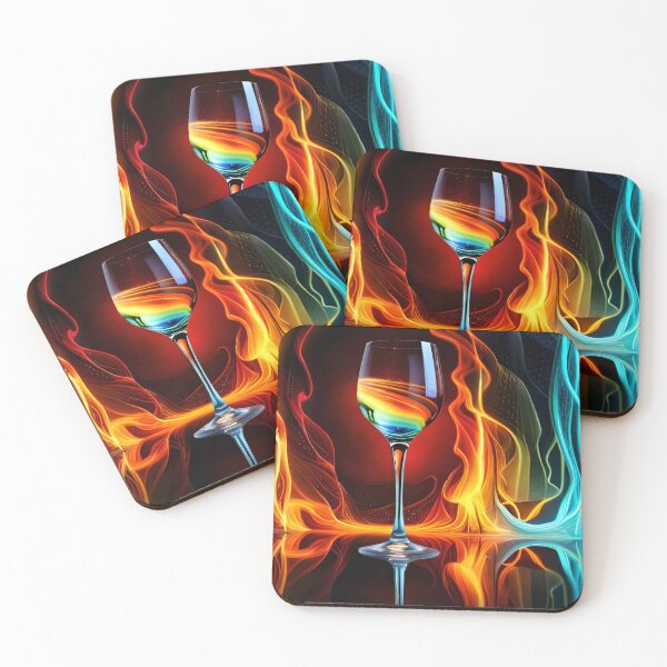 Item preview, Cup Among Flames | Ai artwork | Ai images | Ai Wineglass Among Fire designed and sold by GemaDesings.