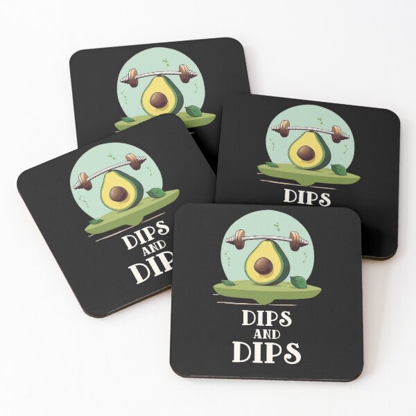 Item preview, Dips and Dips Avocado Gym TShirt designed and sold by LoganMason24.