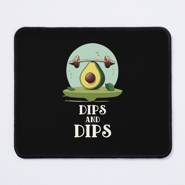 Item preview, Dips and Dips Avocado Gym TShirt designed and sold by LoganMason24.