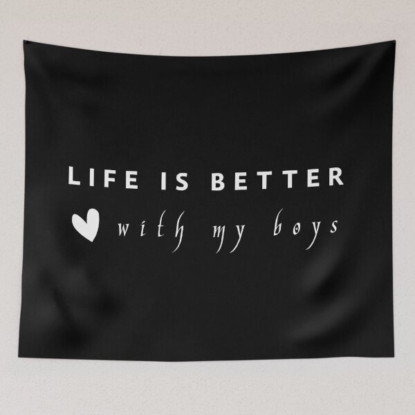 Item preview, Life Is Better with My Boys designed and sold by hichametta.