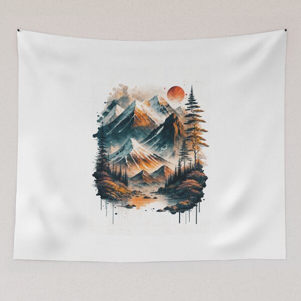 Item preview, Watercolor landscape 1 designed and sold by Henry Schuh.