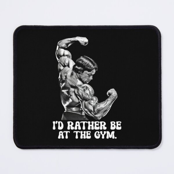 Item preview, I'd rather be at the gym. Arnold Schwarzenegger Fan art. designed and sold by HuzaifaNaveedh.