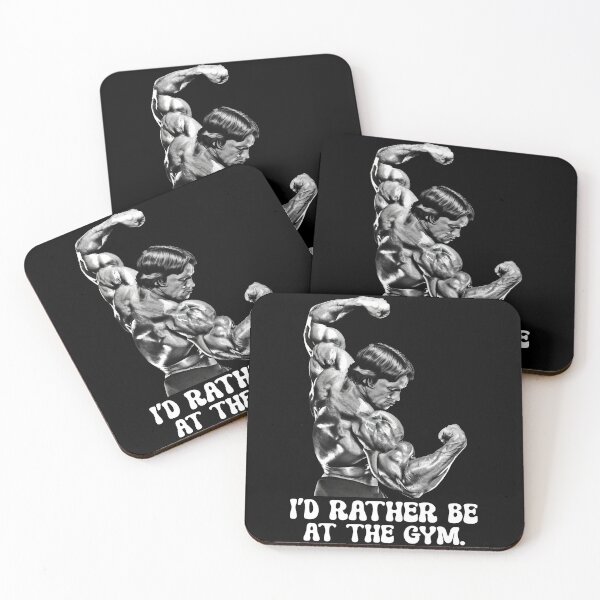 Item preview, I'd rather be at the gym. Arnold Schwarzenegger Fan art. designed and sold by HuzaifaNaveedh.