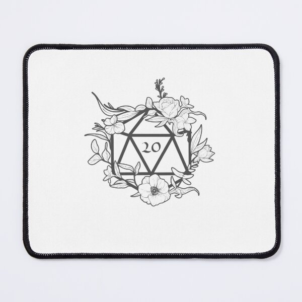 Item preview, Floral d20 designed and sold by megogilvie.