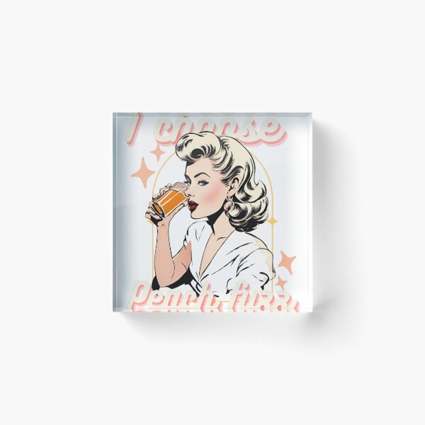 Item preview, I choose peach fuzz Retro 50s style  designed and sold by CyberArtistOne.