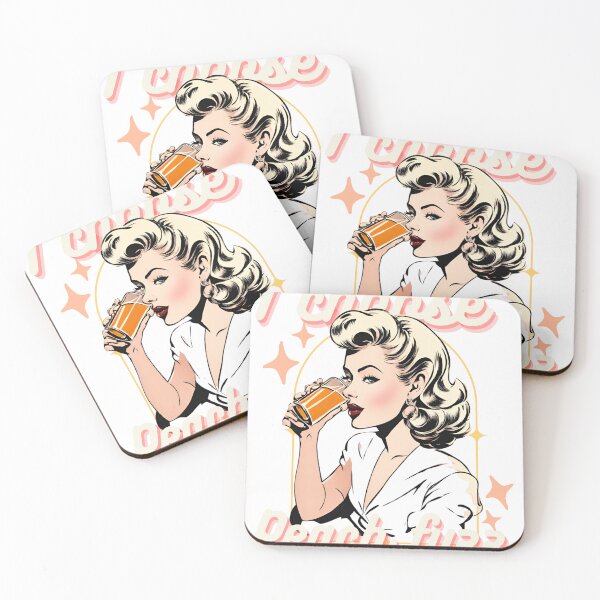 Item preview, I choose peach fuzz Retro 50s style  designed and sold by CyberArtistOne.