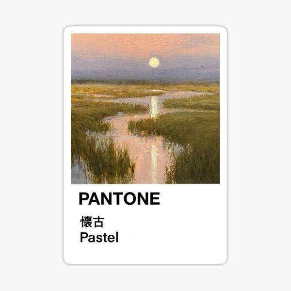 Item preview, Pantone aesthetic pastel art designed and sold by Peach-cloud.