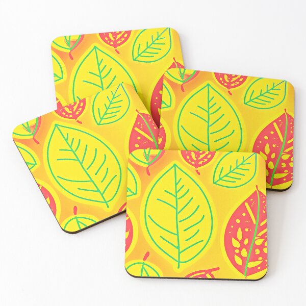 Item preview, Vivid Colorful Leaves Elegance Art designed and sold by Health And Fitness Posts e-Store.