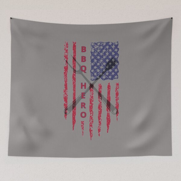 Item preview, BBQ HERO, disposition, mood, quote, typography. designed and sold by 2012DreamVision.