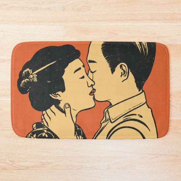 Item preview, Retro Style Kissing Couple designed and sold by PurpleMoss.