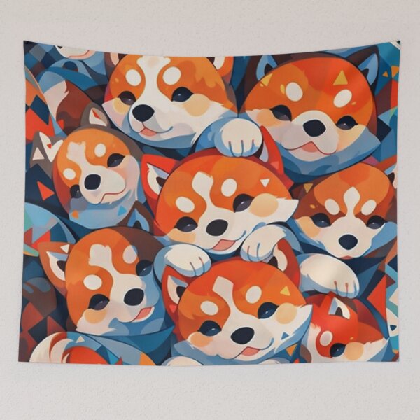 Item preview, Akita Pups designed and sold by Dawn van Doorn.