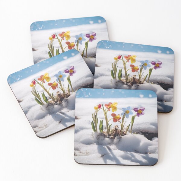 Item preview, Flowers Blooming Through Melting Snow designed and sold by dcrc.