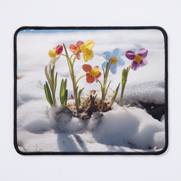Item preview, Flowers Blooming Through Melting Snow designed and sold by dcrc.