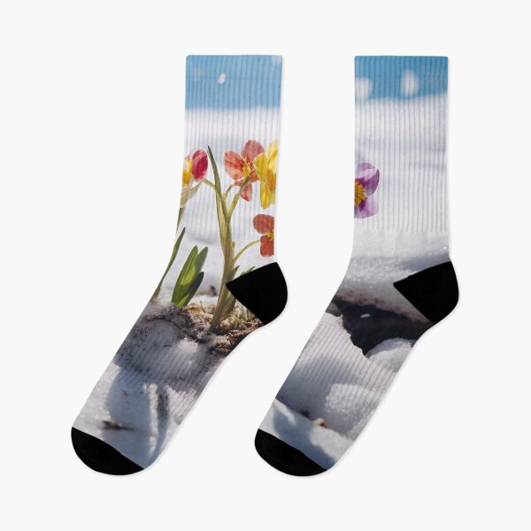 Item preview, Flowers Blooming Through Melting Snow designed and sold by dcrc.