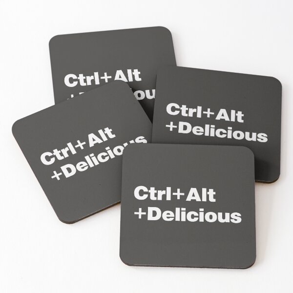 Item preview, Ctrl+Alt+Delicious - Foodie Humor designed and sold by nancycrazy.