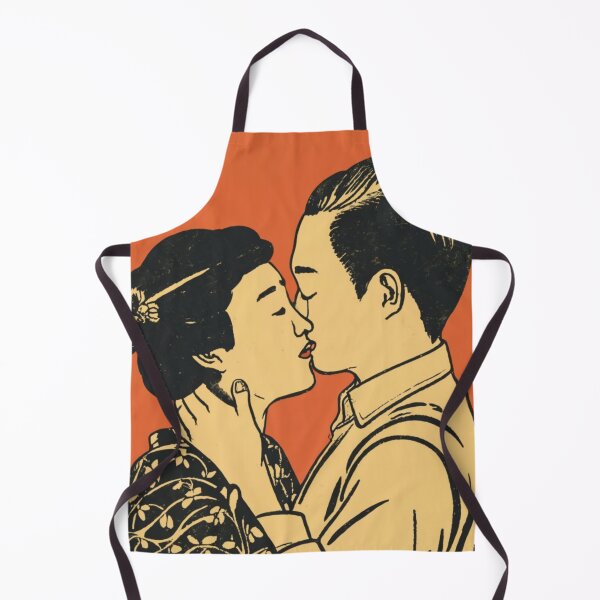 Item preview, Retro Style Kissing Couple designed and sold by PurpleMoss.