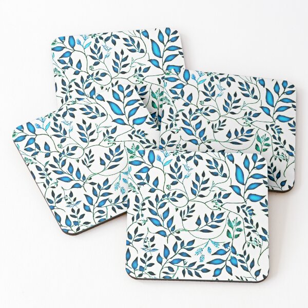 Item preview, Colorful Foliage Pattern Art designed and sold by Health And Fitness Posts e-Store.
