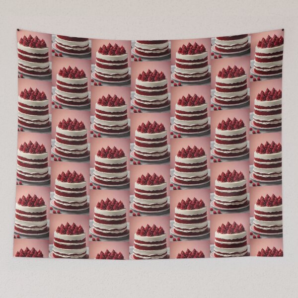 Item preview, Creamy Red Velvet Cake designed and sold by JoyPhotoArt.