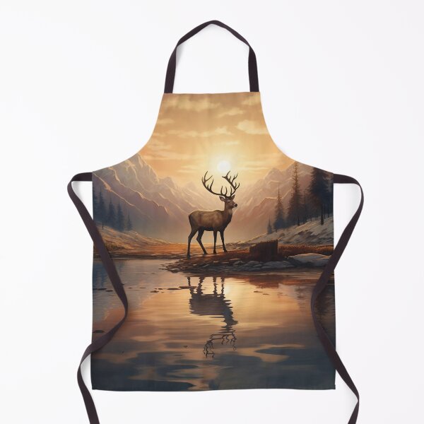 Item preview, Deer Standing by a Thawing Lake  designed and sold by dcrc.