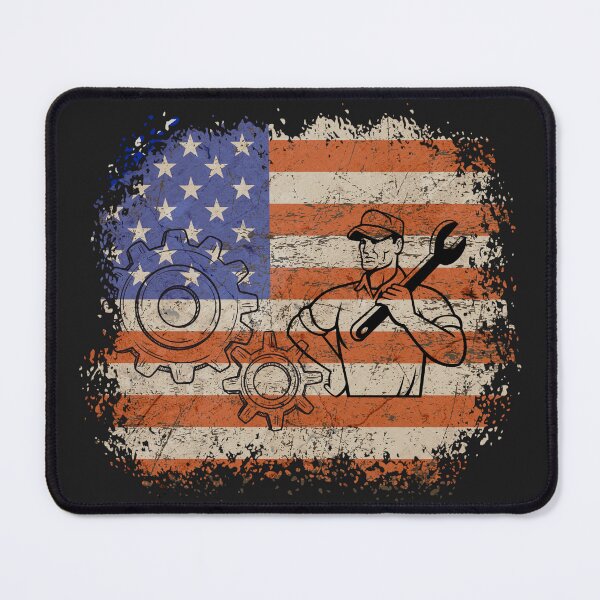 Item preview, Mechanic Flag American Patriotic Flag Car Mechanic USA Flag designed and sold by Isanoe.