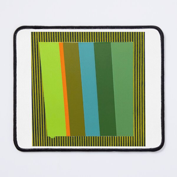 Item preview, Back Pocket - greens,orange with stripes designed and sold by Brandon Anschultz.