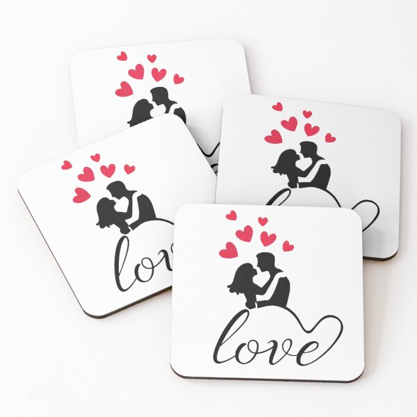 Item preview, Couple In Love Silhouette, Valentine Silhouette designed and sold by Krieghorn.