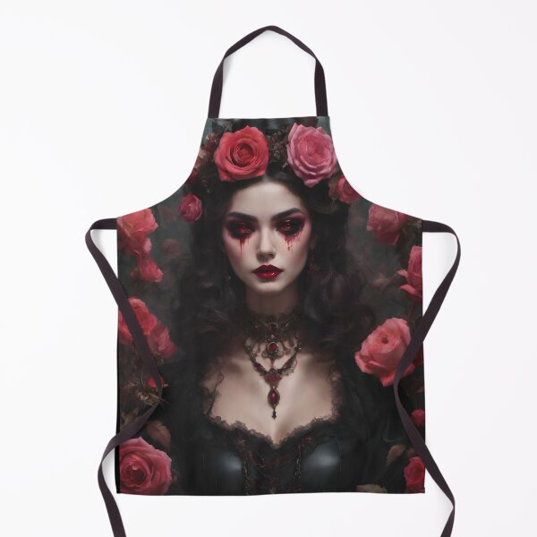 Item preview, Beautiful and creepy gothic woman designed and sold by Spooky Witch Dream.
