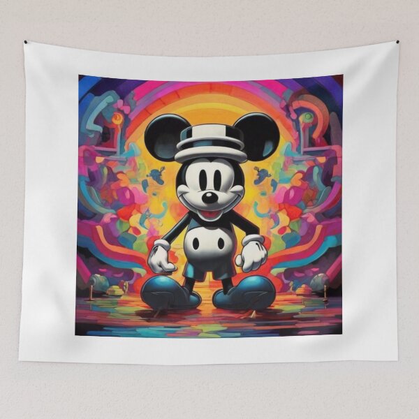 Artikelvorschau, Steamboat Willie psychedelisch entworfen und verkauft von kombos.