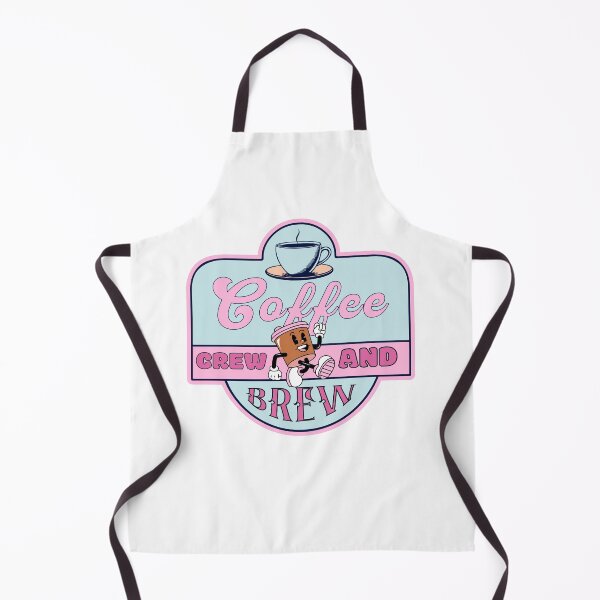 Item preview, Coffee crew and brew pastel pink and blue retro style designed and sold by BritishDelights.