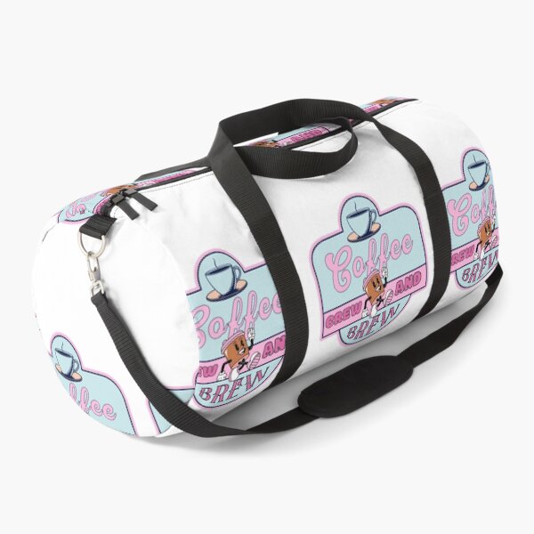 Item preview, Coffee crew and brew pastel pink and blue retro style designed and sold by BigfeetLittlepaws.