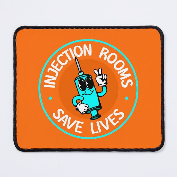 Item preview, Injection Rooms Save Lives - Decriminalise Drugs designed and sold by Picket Club.