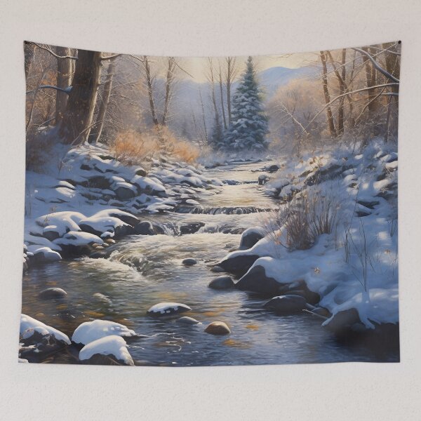 Item preview, Stream Running Through Thawing Snow designed and sold by dcrc.