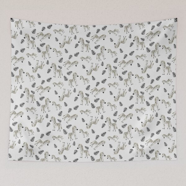 Item preview, Zebra Black and White with Golden Accent  designed and sold by LenkaDesign.