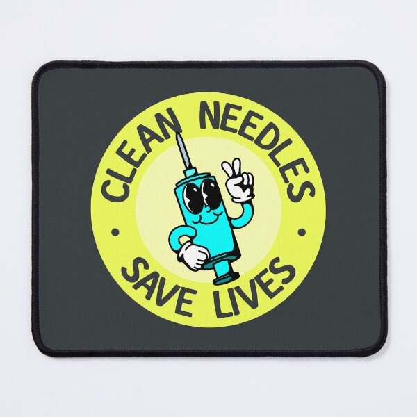 Item preview, Clean Needles Save Lives - Decriminalise Drugs designed and sold by Picket Club.
