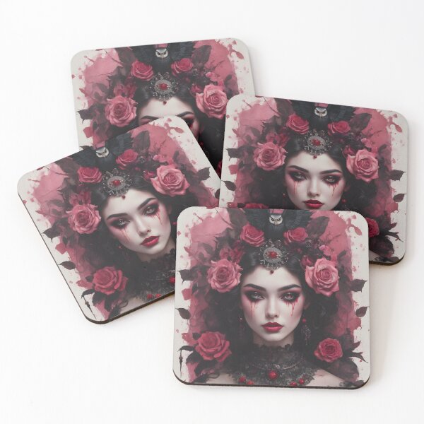 Item preview, Beautiful gothic woman designed and sold by Spooky Witch Dream.
