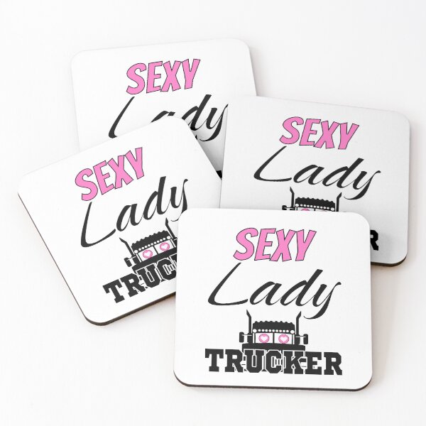 Item preview, Sexy Lady Trucker designed and sold by DrewonDesigns.