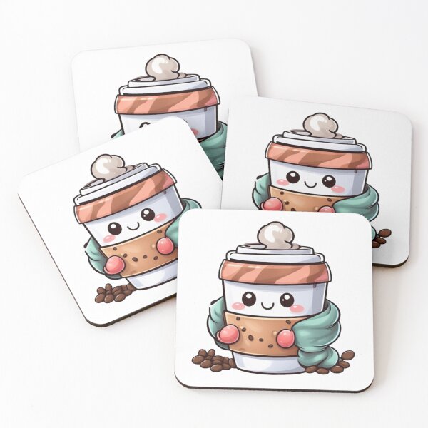 Item preview, Coffee cup wearing muffler designed and sold by Serene Madcap.