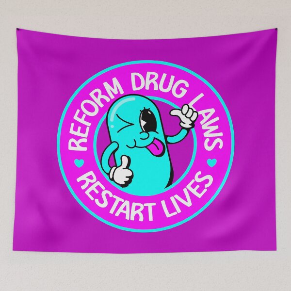 Item preview, Reform Drug Laws - Restart Lives - Drug Addiction designed and sold by Picket Club.