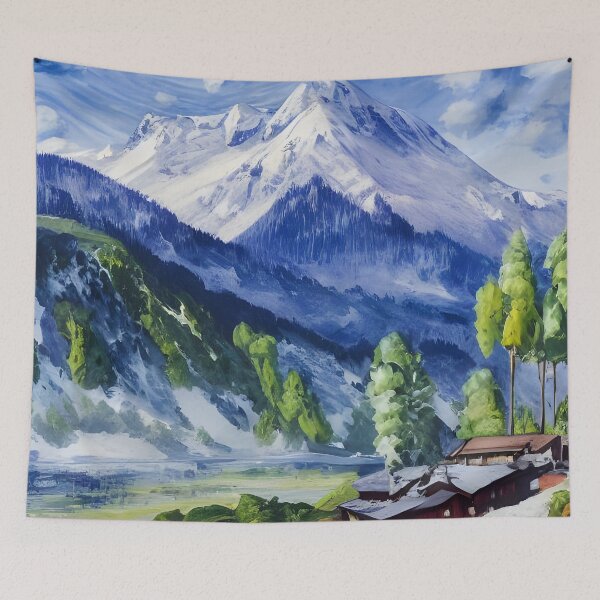 Item preview, The Scenic Swiss Alps designed and sold by Paw's Arts.